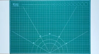 Коврик раскройный Larsen/Ларсен А1 900х600х3 мм, трехслойный