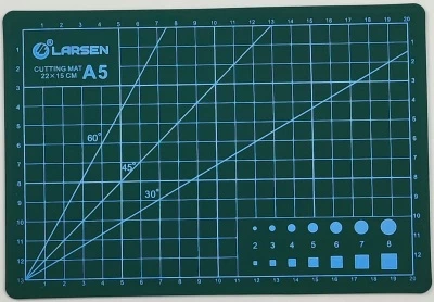 Коврик раскройный Larsen/Ларсен А5 220х150х3 мм, трехслойный